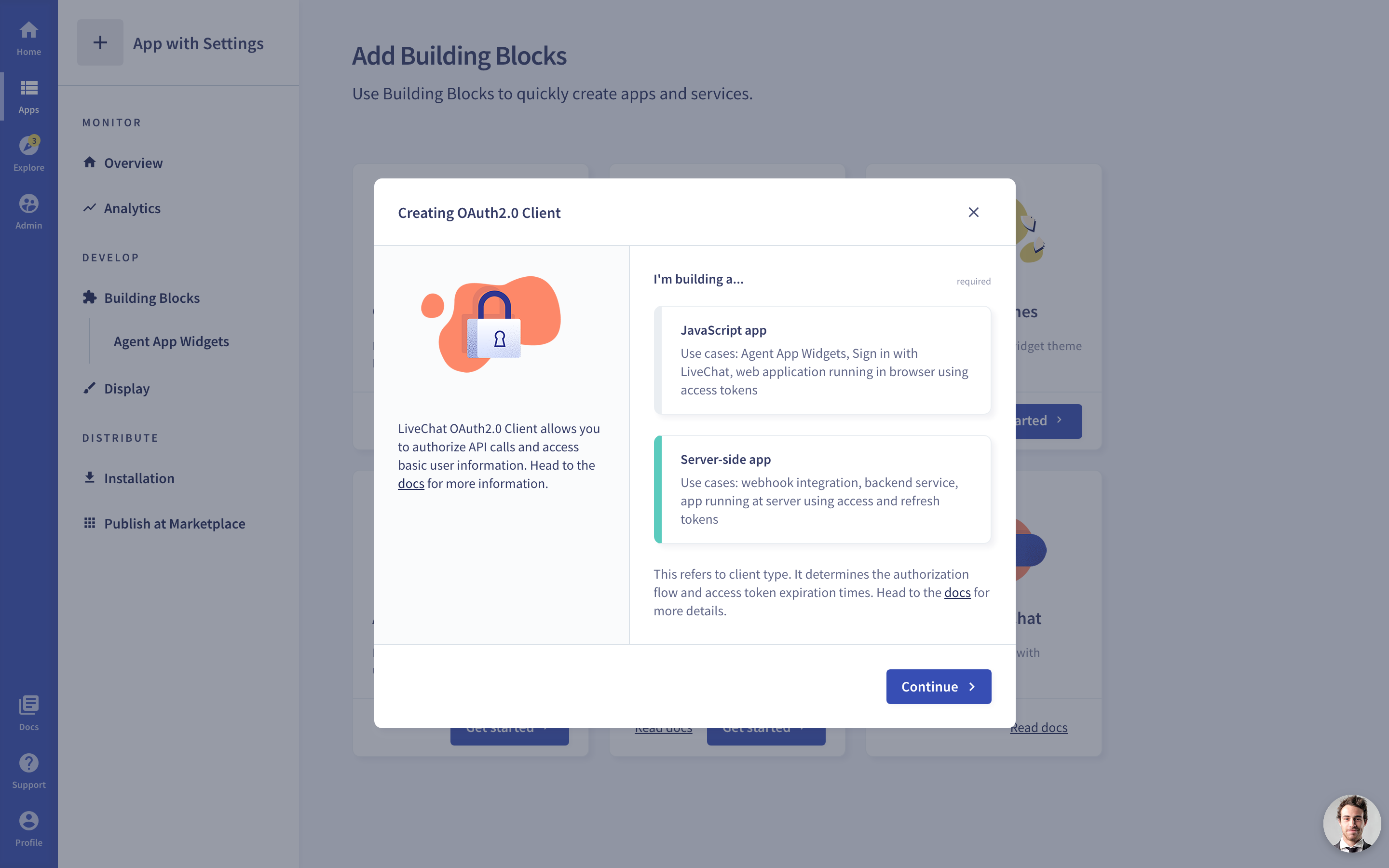 Create new server-side Authorization block